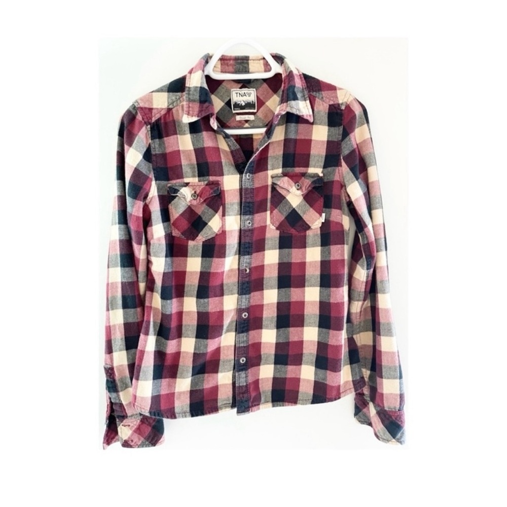 Aritzia Plaid Top